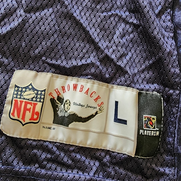 Navy and White Football Jersey - Picture 2 of 8